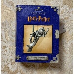 Hallmark Keepsake Ornament 2000 Harry Potter Quidditch Golden Snitch Pewter NEW